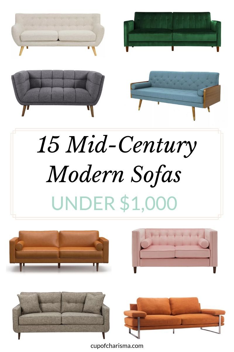 Cup Of Charisma – 15 Best Mid Century Modern Sofas Under $1,000 – Cup Of  Charisma With Regard To Mid Century Modern Sofas (Photo 14 of 15)