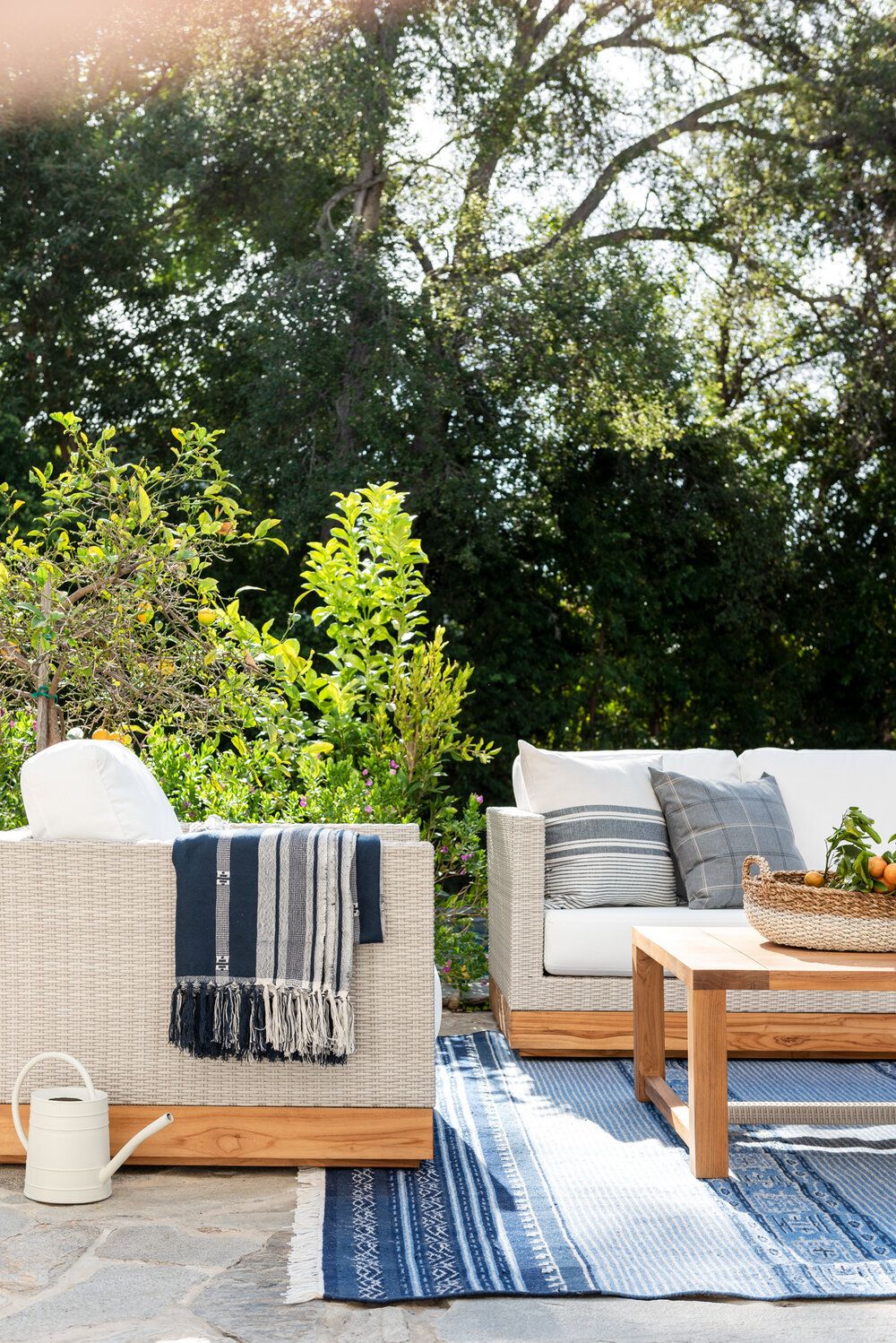 Design Rules To Break: Using Matching Furniture Outdoors Intended For Modern Outdoor Patio Coffee Tables (View 6 of 15)