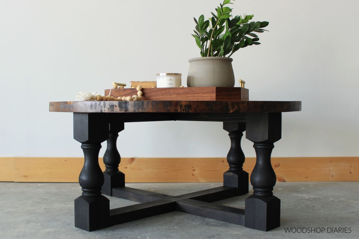 Diy Coffee Table With Decorative Legs Pertaining To Coffee Tables With Solid Legs (View 10 of 15)