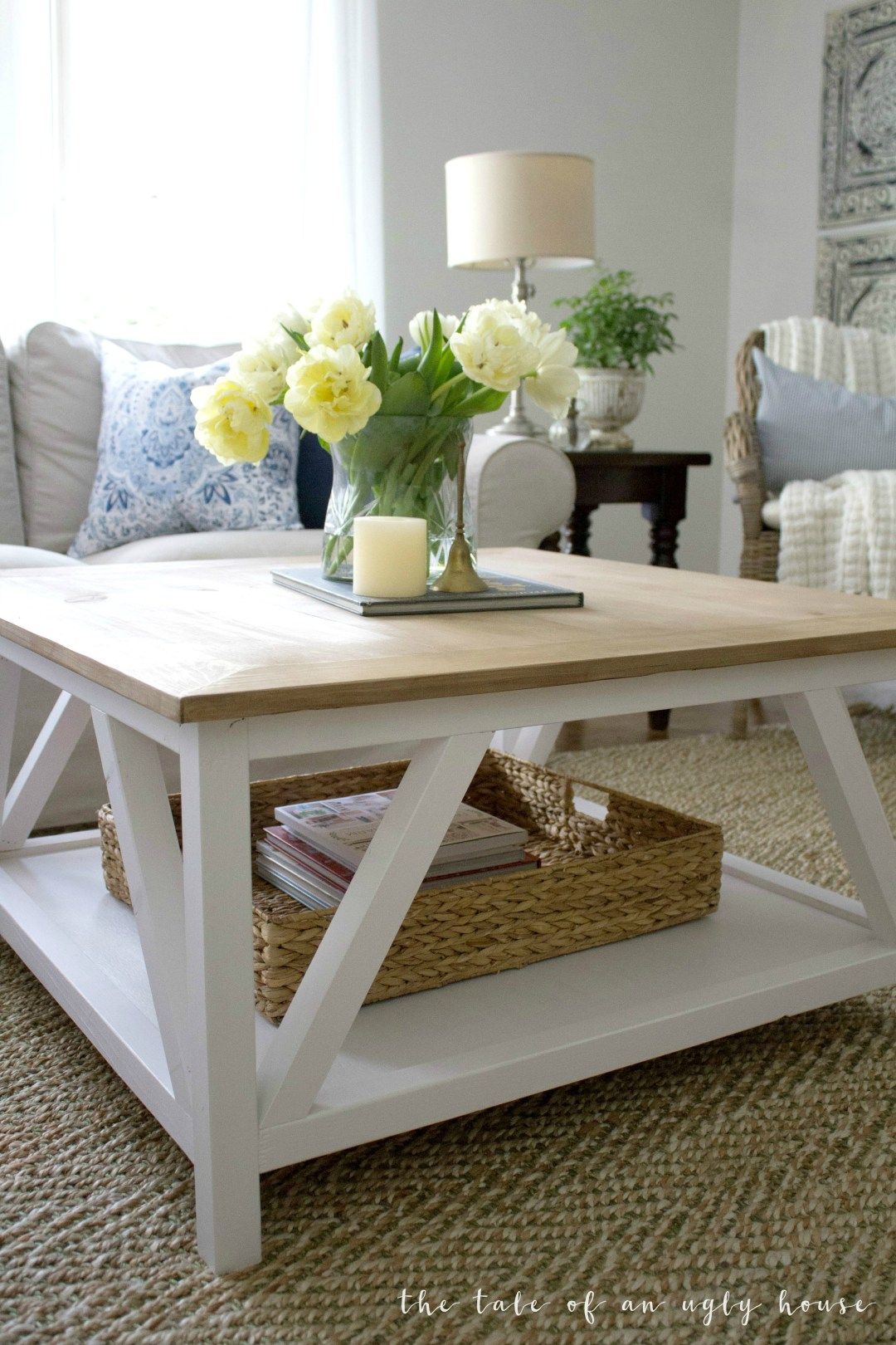 Diy Modern Farmhouse Coffee Table – Sincerely, Marie Designs Within Modern Farmhouse Coffee Table Sets (View 4 of 15)