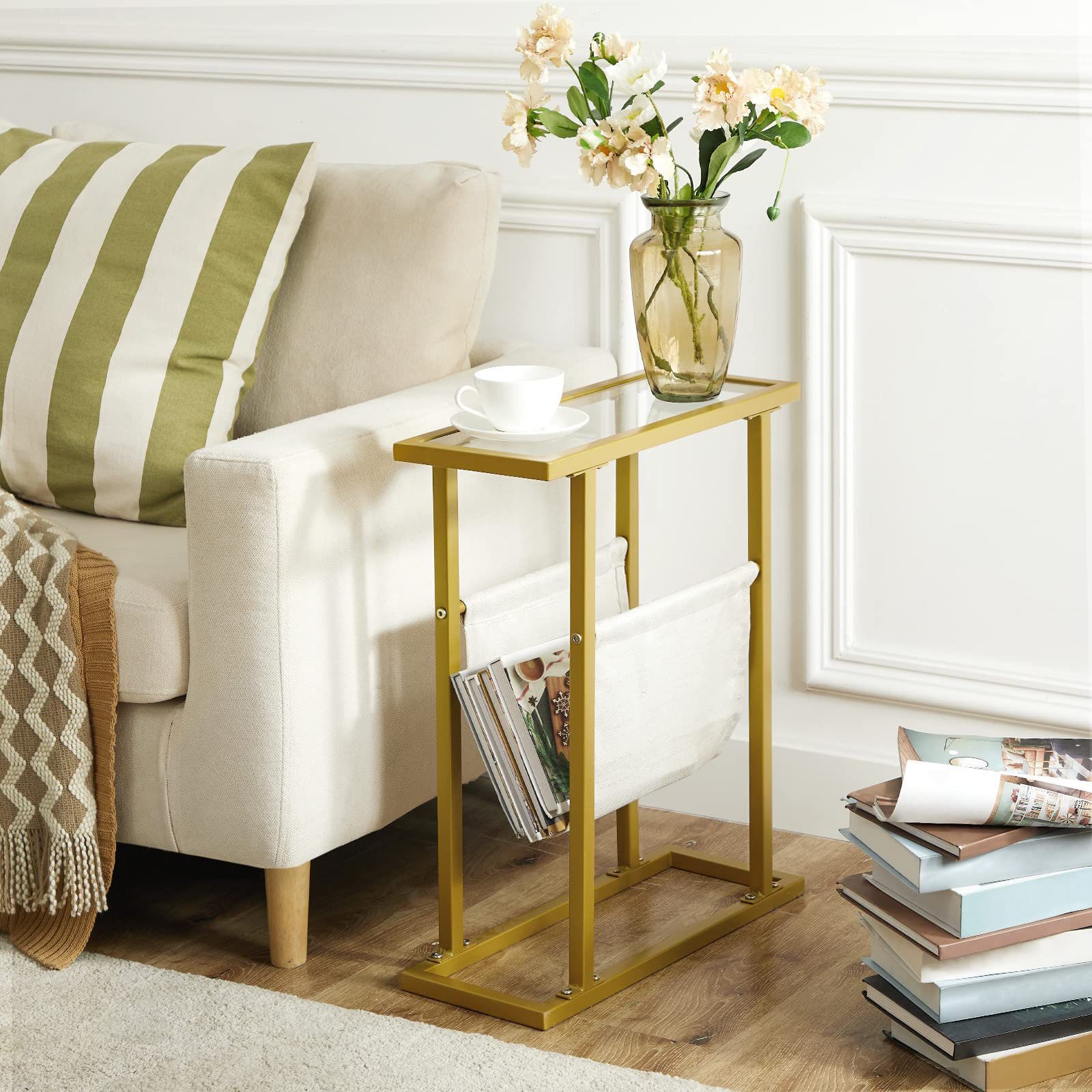 Fairmont Park Wachusett Side Table With Storage | Wayfair.co.uk Regarding Transparent Side Tables For Living Rooms (Photo 13 of 15)