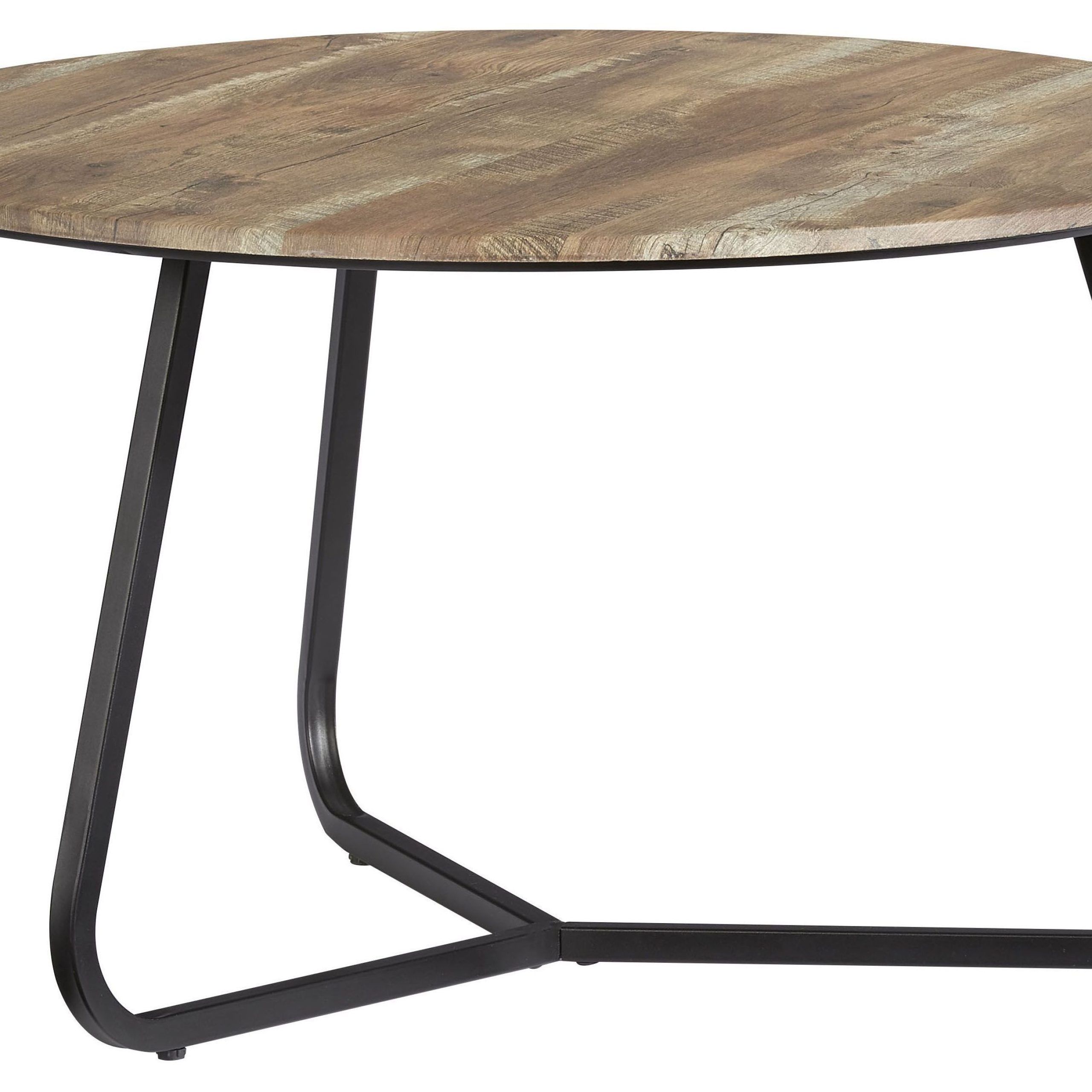 Finley Yukon And Black Metal Cocktail Table From Progressive Furniture |  Coleman Furniture For Progressive Furniture Cocktail Tables (View 12 of 15)