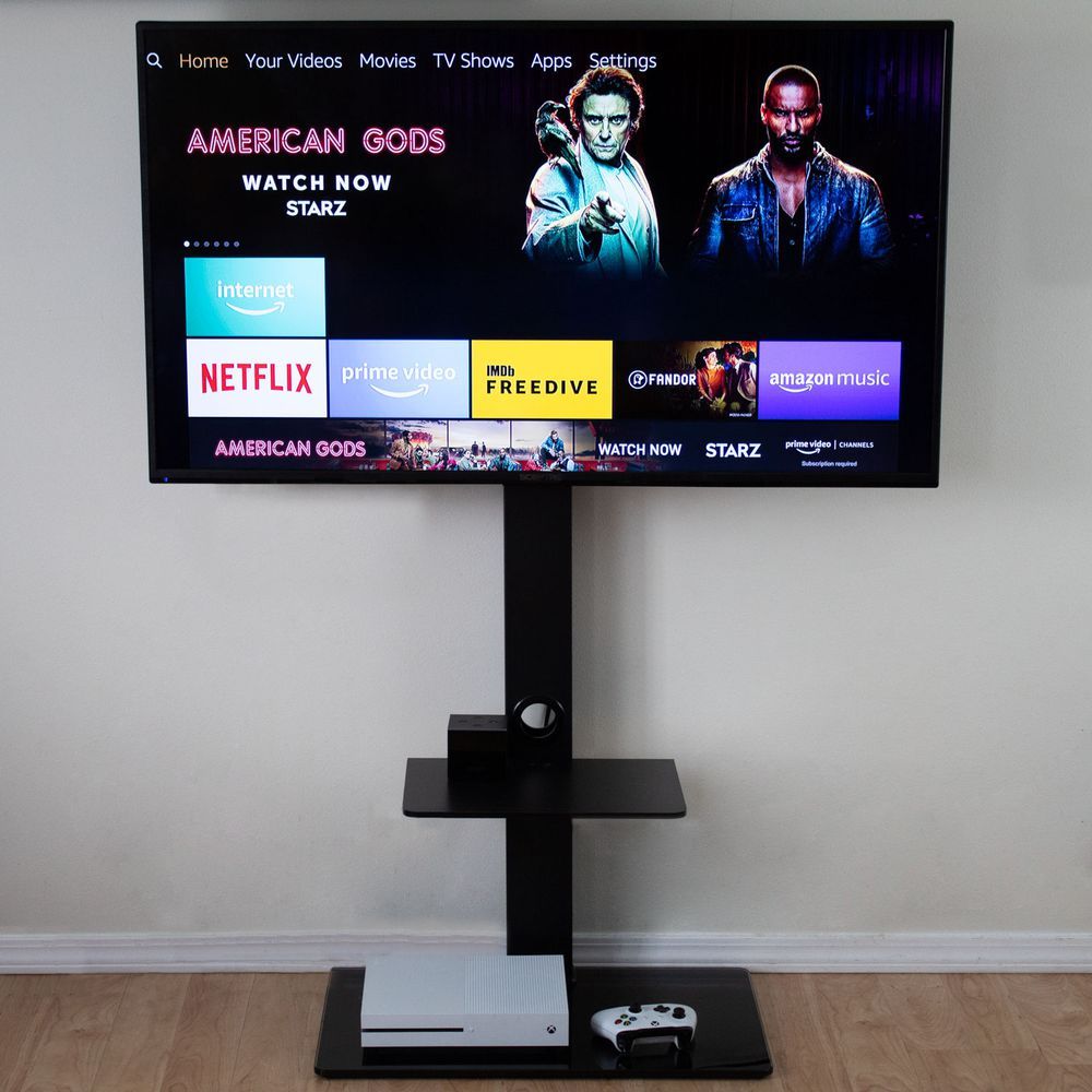 Fitueyes Universal Tv Stand Review: A Minimalist Floor Stand Within Universal Floor Tv Stands (Photo 10 of 15)
