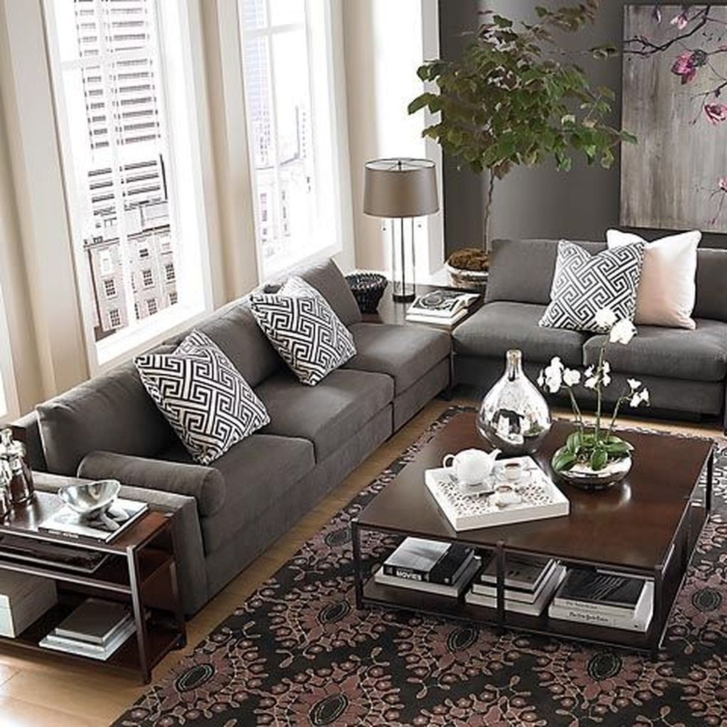Grey Sectional Living Room Ideas – Foter Regarding Sofas In Dark Gray (View 15 of 15)