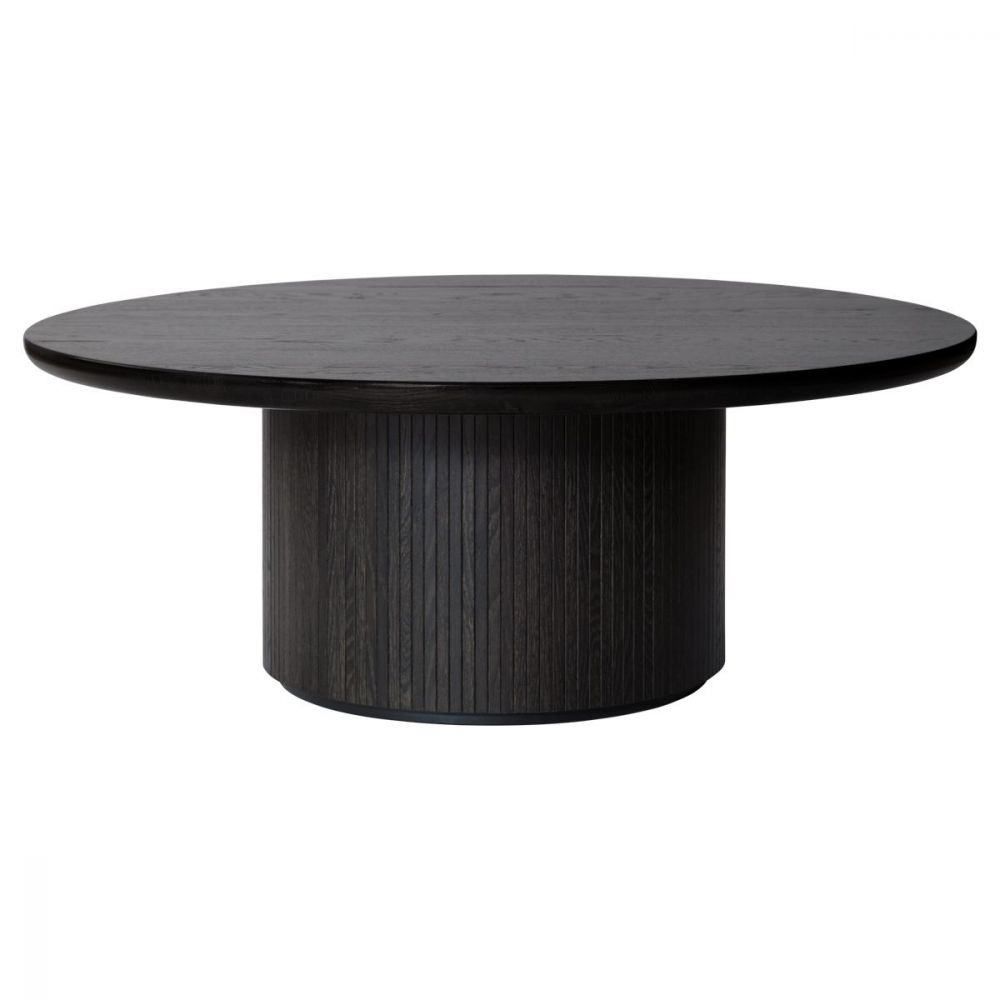 Gubi Moon Coffee Table – Round, 120cm Diameter, Wood Top | Beut.co.uk For Coffee Tables With Round Wooden Tops (Photo 7 of 15)