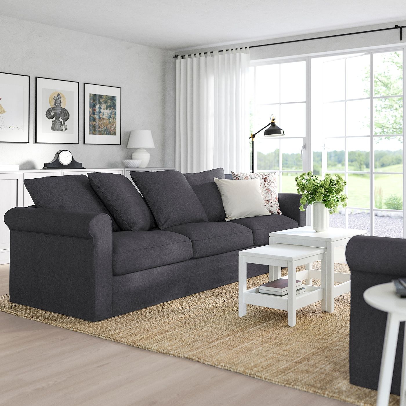 Härlanda Sofa, Sporda Dark Gray – Ikea Ca With Regard To Dark Grey Loveseat Sofas (View 14 of 15)