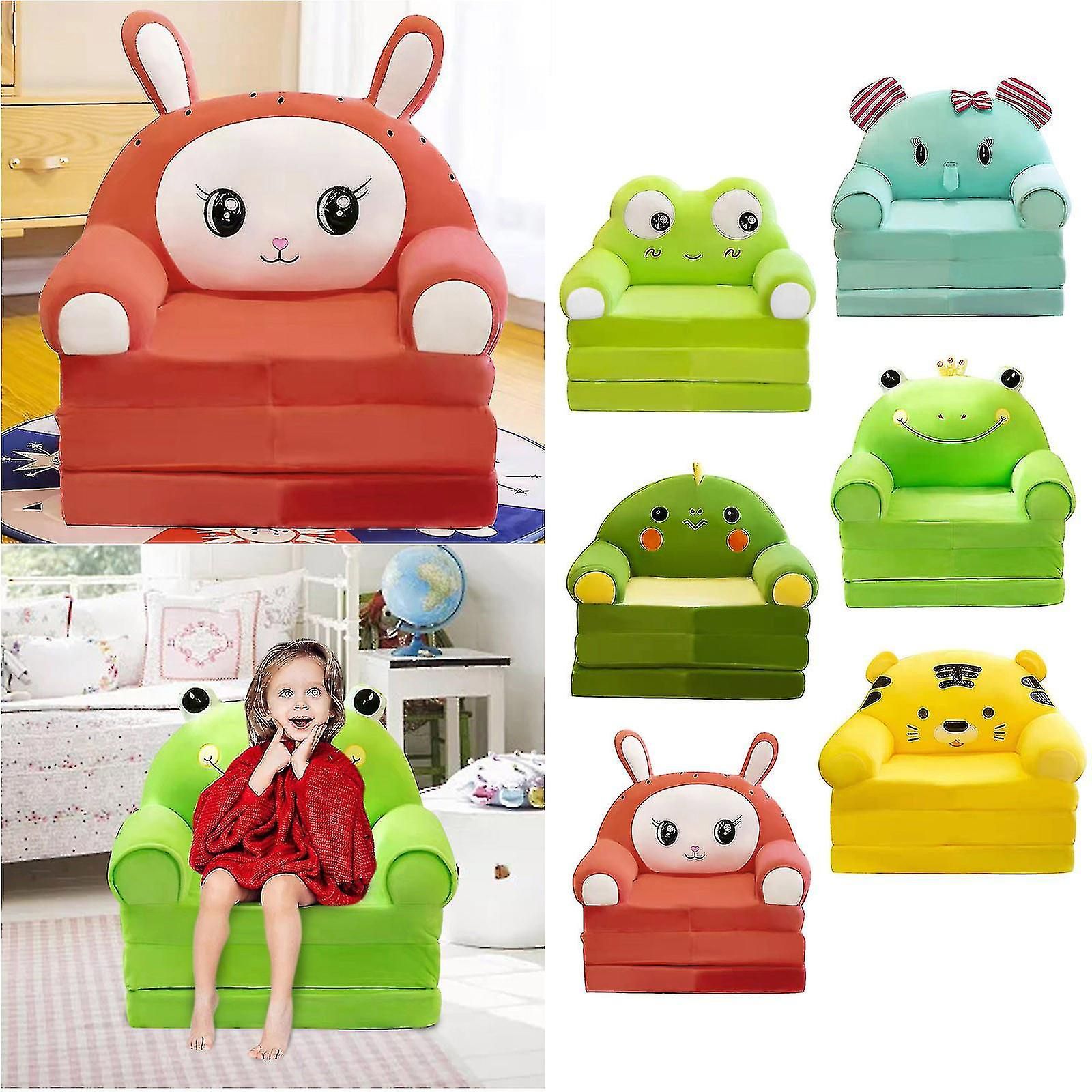 Hot 2023 2 In 1 Plush Foldable Kids Sofa Backrest Armchair Foldable  Children Sofa Cute Best Seller | Fruugo No Throughout 2 In 1 Foldable Sofas (View 10 of 15)