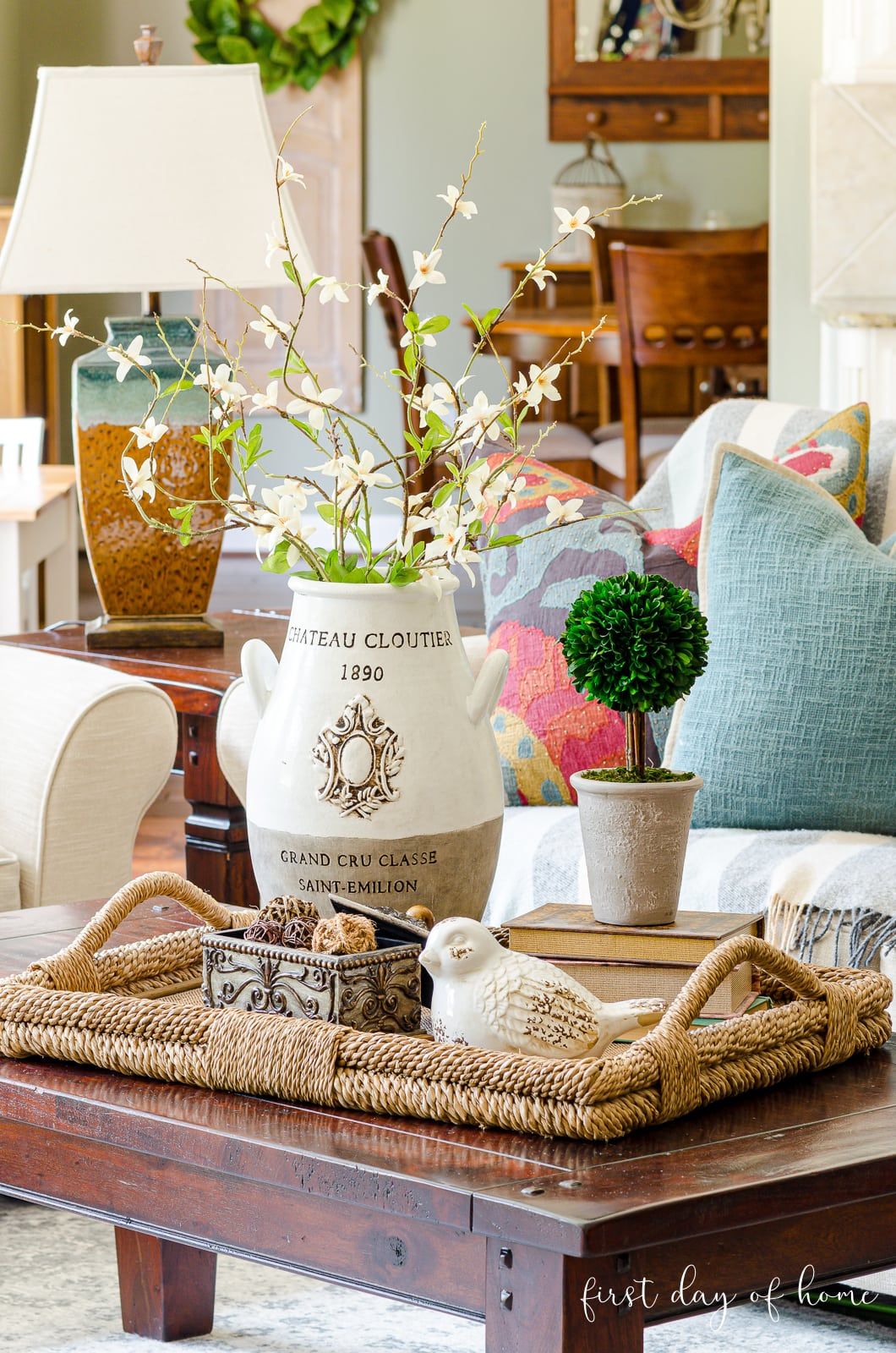 How To Create An Elegant Look With Coffee Table Decor Intended For Coffee Tables With Trays (View 6 of 15)