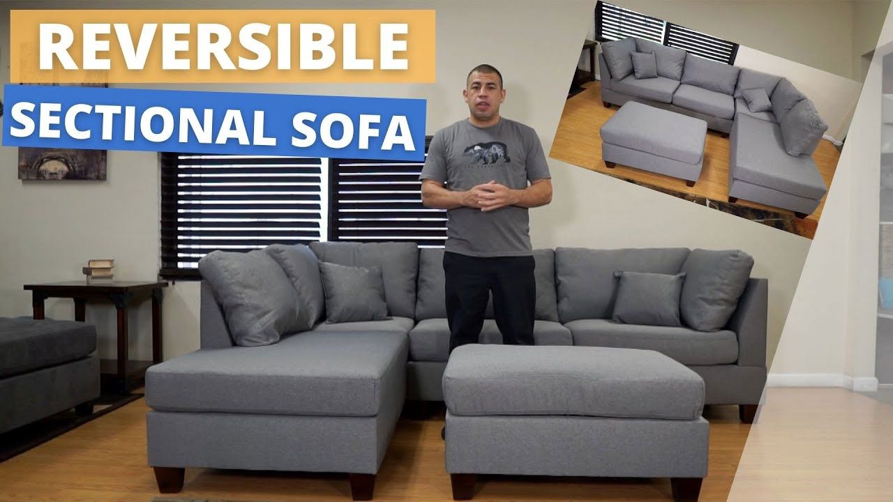 How To Reverse A Sectional Sofa: 10 Steps – Youtube With Left Or Right Facing Sleeper Sectionals (View 9 of 15)