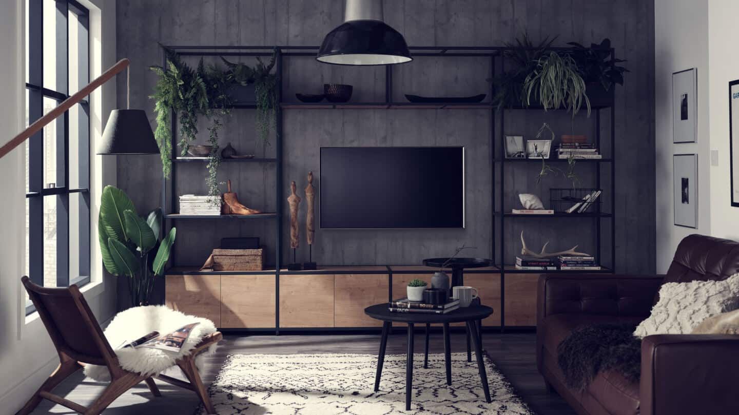 How To Transform Your Living Roomchoosing A Tv Unit With Storage – The  Design Sheppard Within Entertainment Units With Bridge (View 5 of 15)