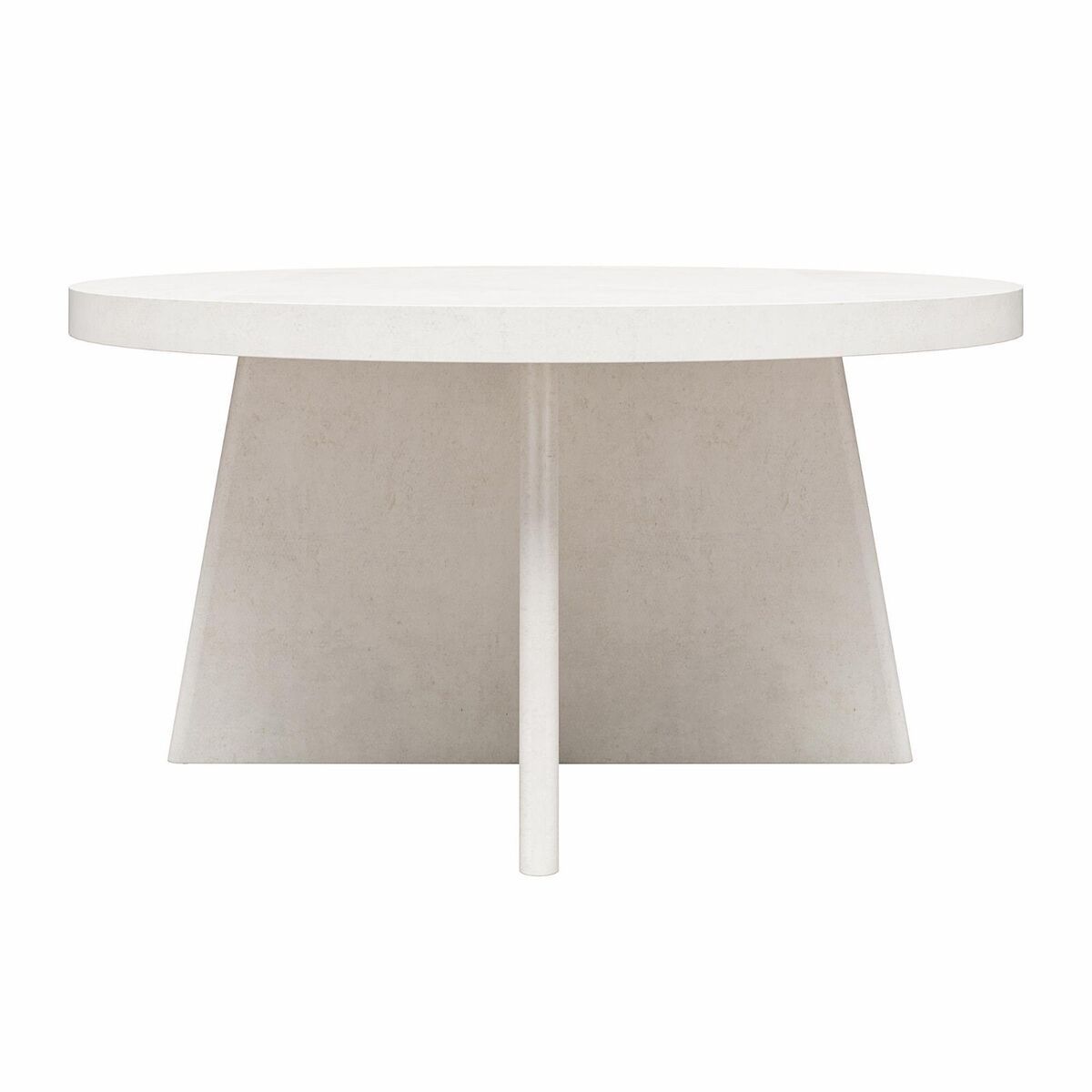 Liam Round Coffee Table, Plaster Intertwines Crisp Minimalism With Earthy  Warmth | Ebay Inside Liam Round Plaster Coffee Tables (View 5 of 15)