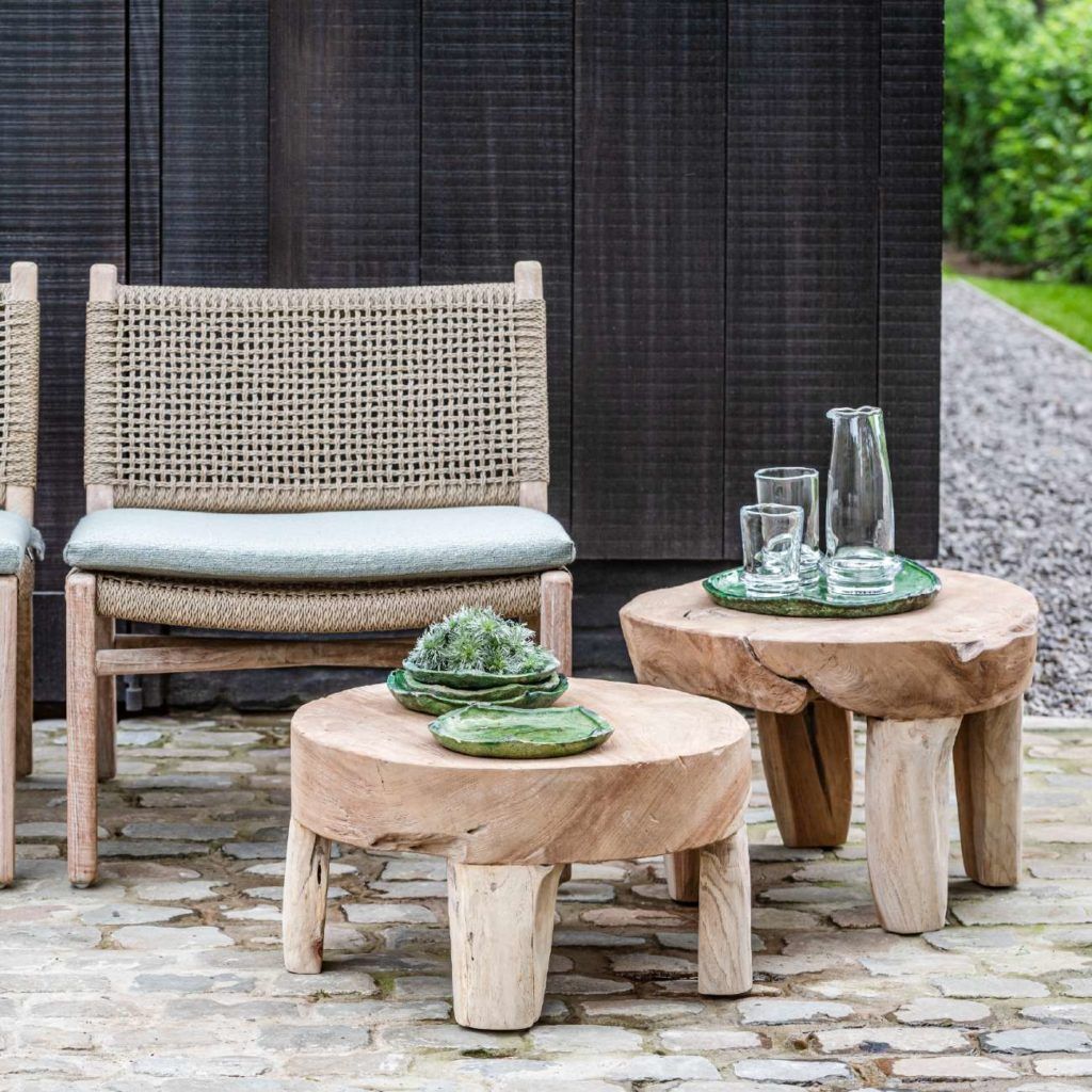 Featured Photo of  Best 15+ of Natural Outdoor Cocktail Tables