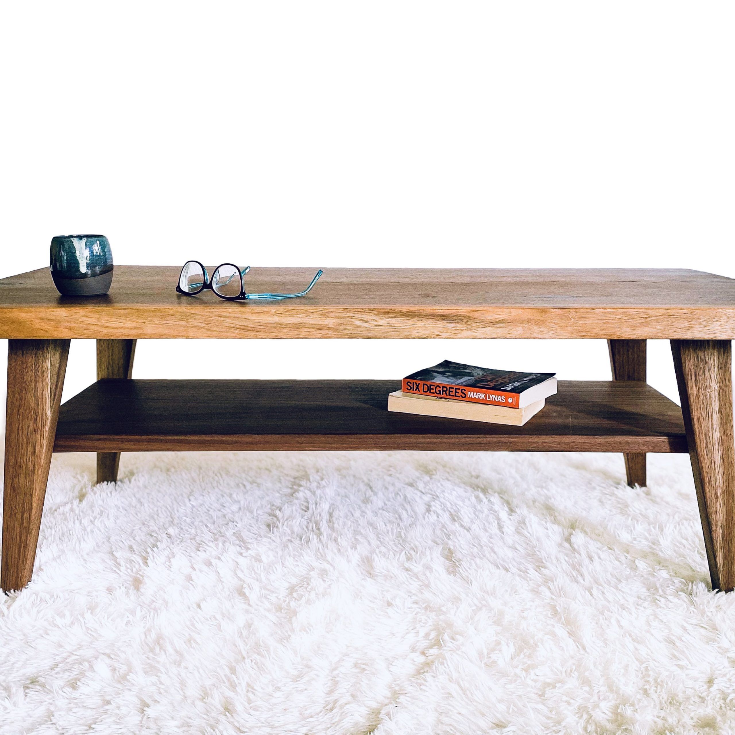 Mid Century Modern Coffee Table, Handmade Wood Coffee Table, Boho Table –  Etsy Inside Mid Century Modern Coffee Tables (View 3 of 15)