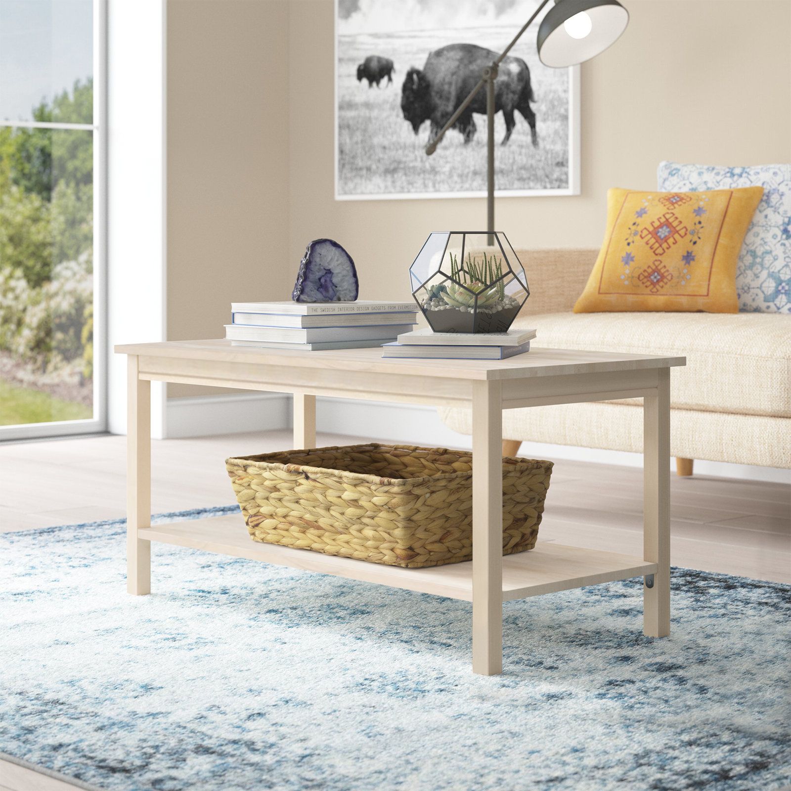 Mistana™ Lynn Coffee Table & Reviews | Wayfair For Simple Design Coffee Tables (View 6 of 15)