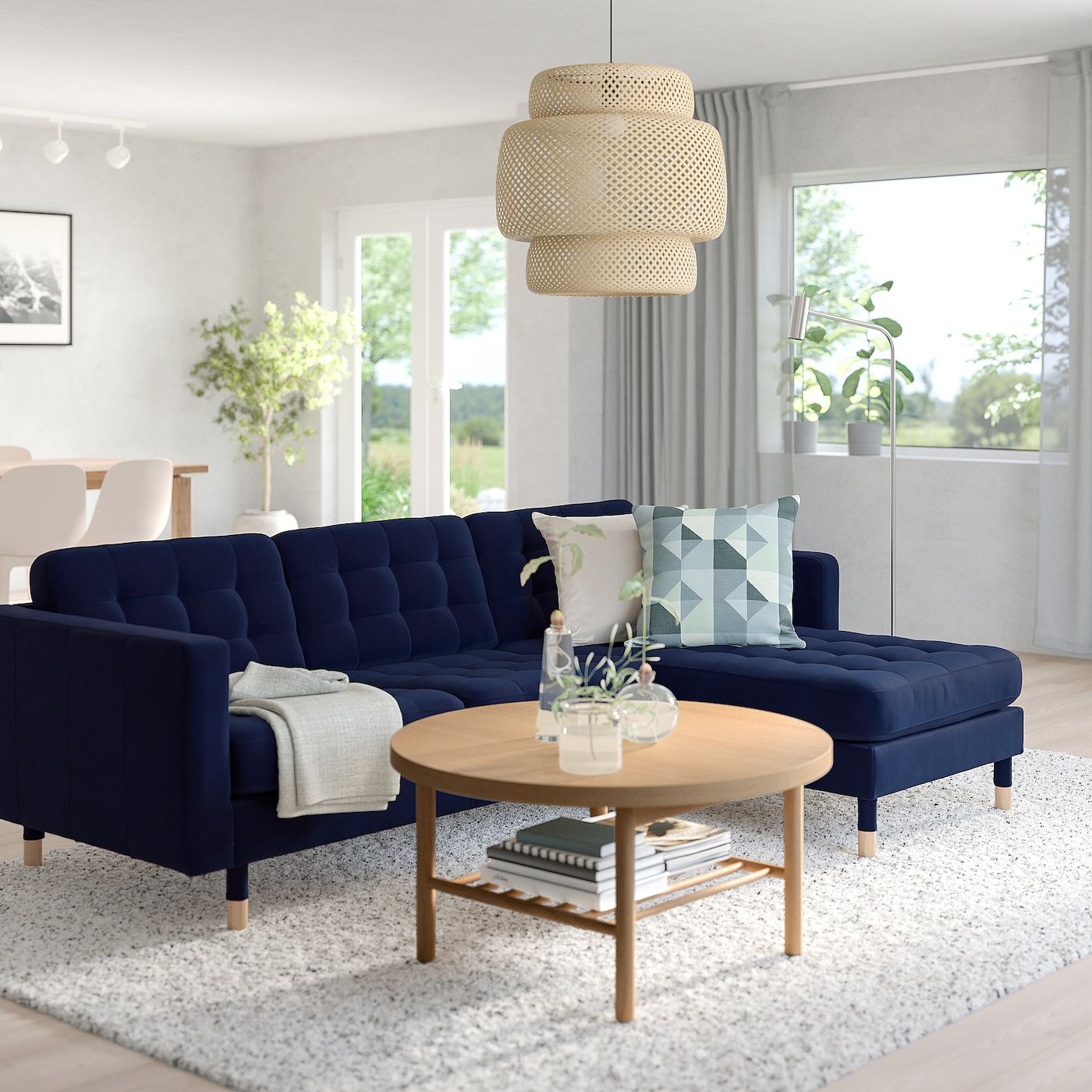 Morabo Sofa, Djuparp Dark Blue – Ikea Throughout Sofas In Blue (View 9 of 15)