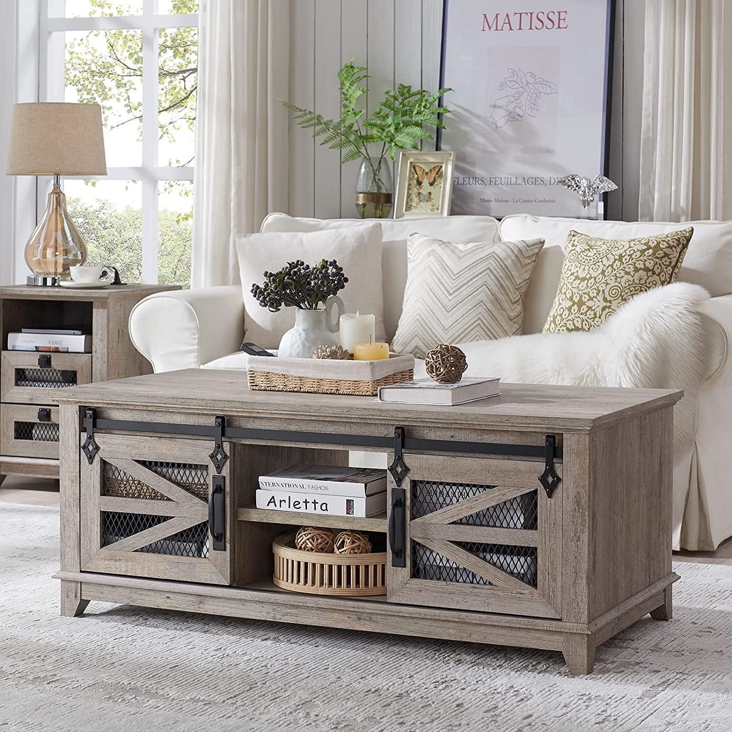 Featured Photo of The Best Coffee Tables with Sliding Barn Doors