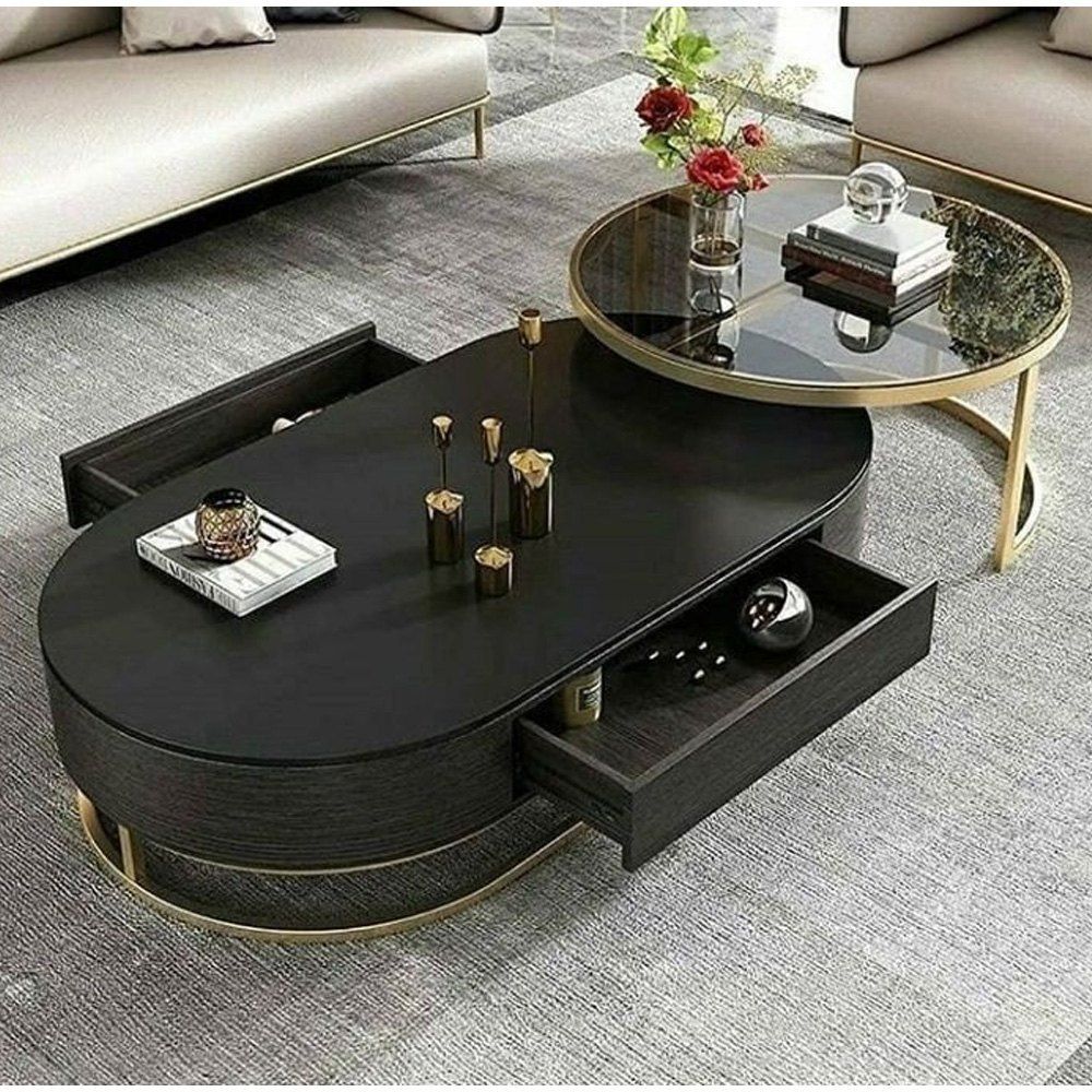 Polished Modern Stainless Steel Pvd Gold Glossy Finish Round Coffee Table  Frame, For Home Regarding Glossy Finished Metal Coffee Tables (Photo 5 of 15)