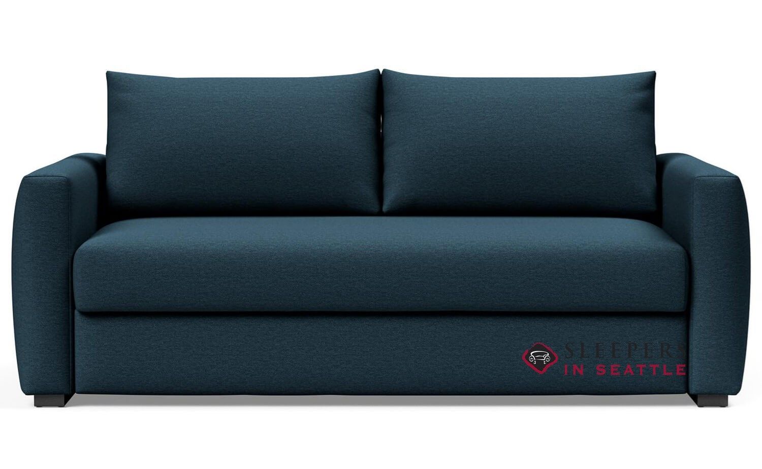 Quick Ship Cosial Queen Fabric Sofa| Fast Shipping Cosial Queen Sofa Bed  | Sleepersinseattle Intended For Navy Sleeper Sofa Couches (View 12 of 15)