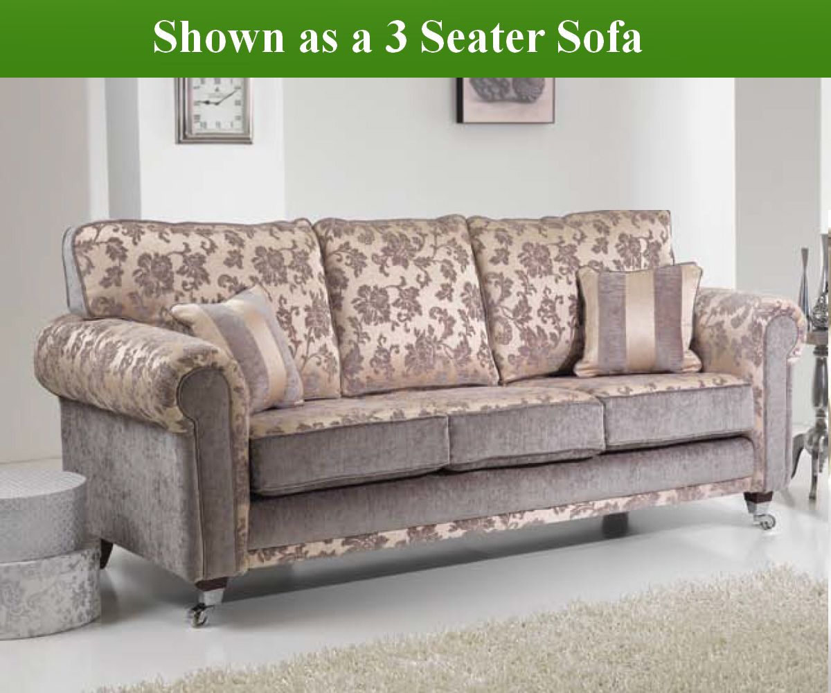 Red Rose Windsor 3 Seater Sofa – Windsorred Rose | Rg Cole Furniture  Limited Throughout Traditional 3 Seater Sofas (View 10 of 15)