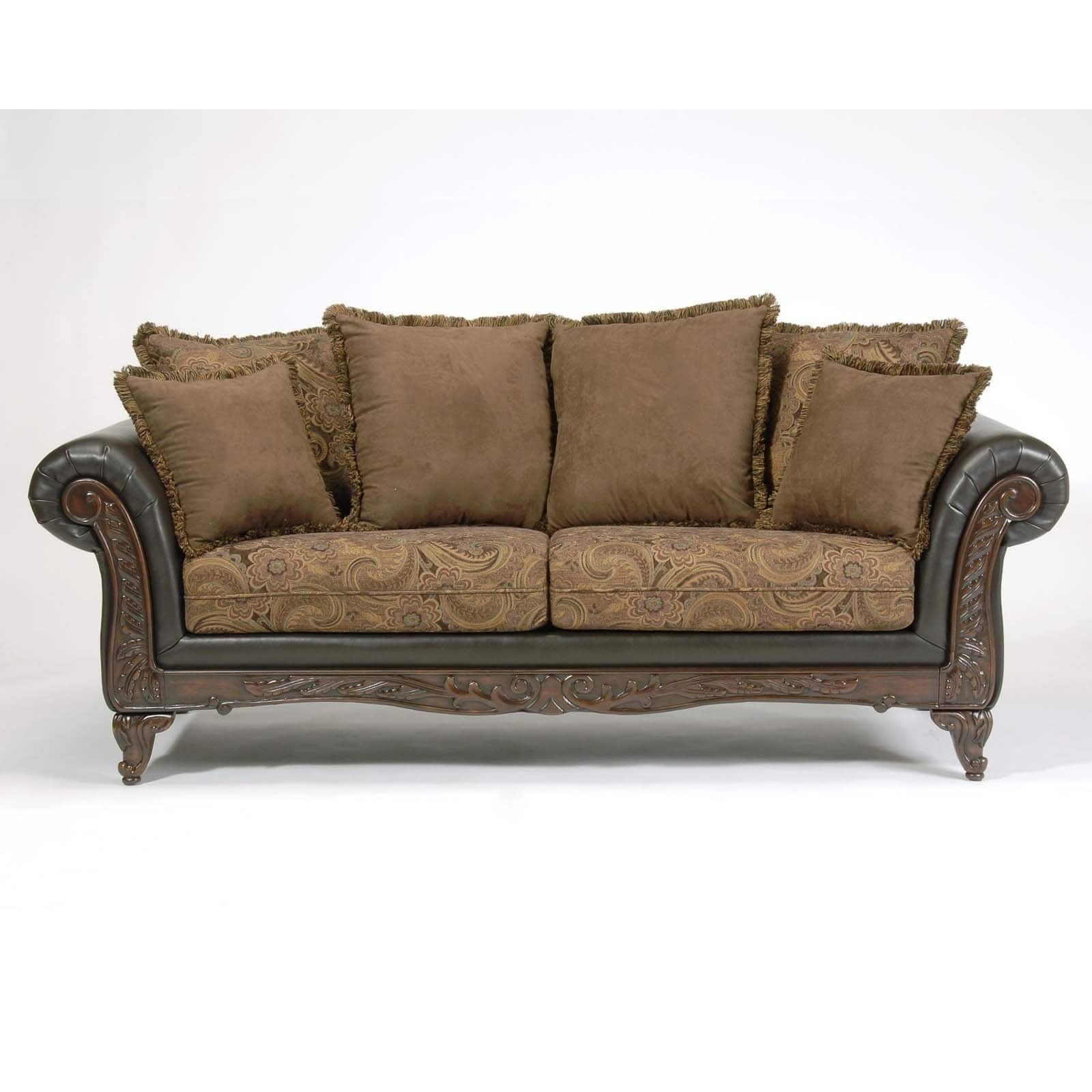 Featured Photo of 15 Inspirations 2-tone Chocolate Microfiber Sofas