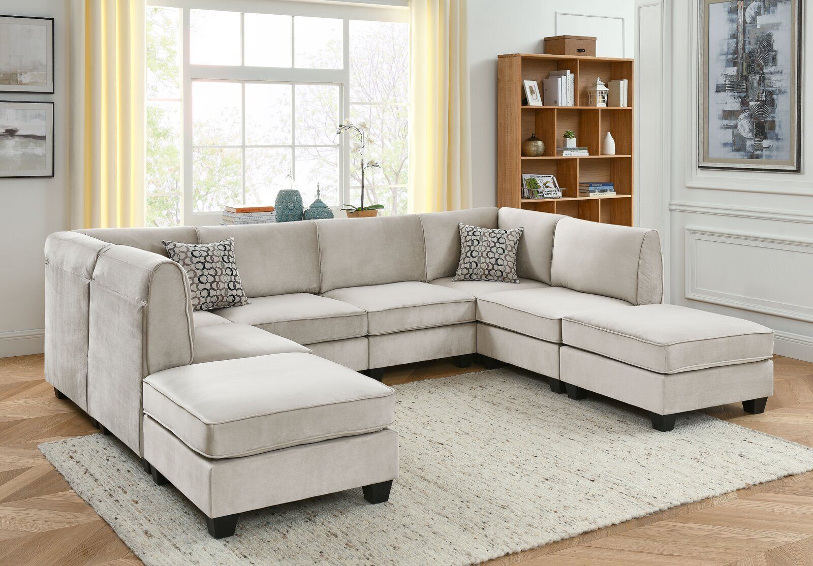 Sectional Sofa With Ottoman – Foter In Sofas With Ottomans (View 11 of 15)