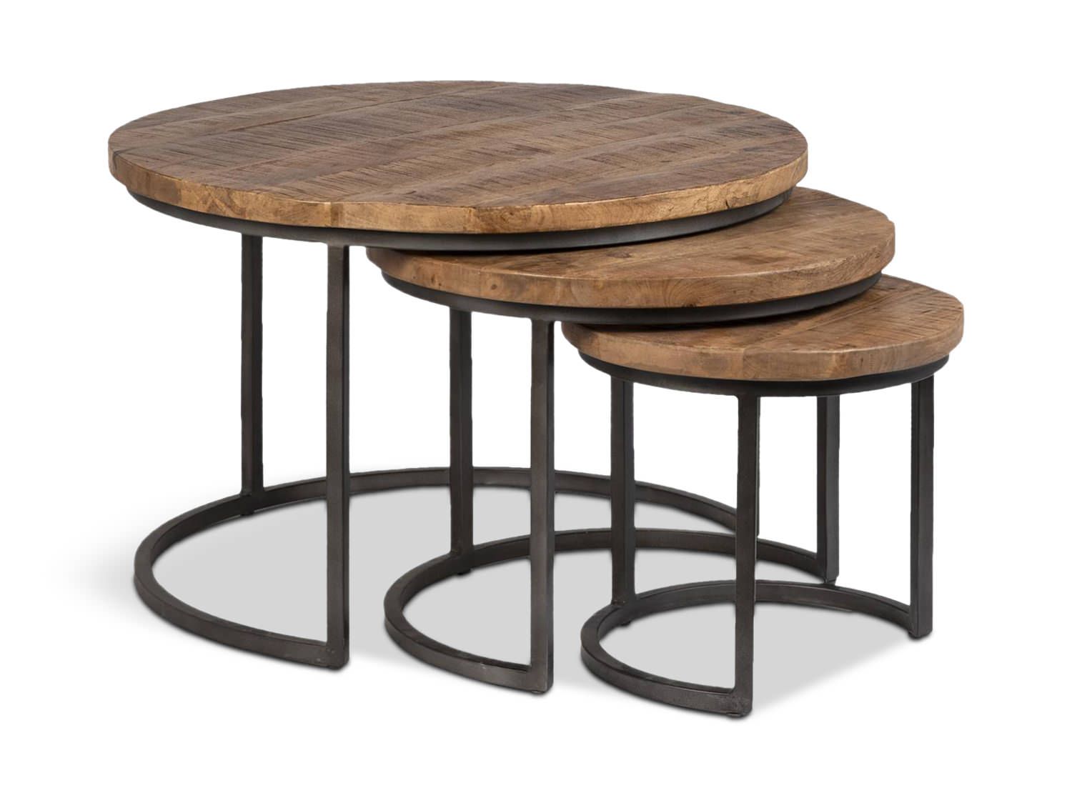 Shelby Nesting Coffee Tables | Hom Furniture In Nesting Coffee Tables (Photo 11 of 15)
