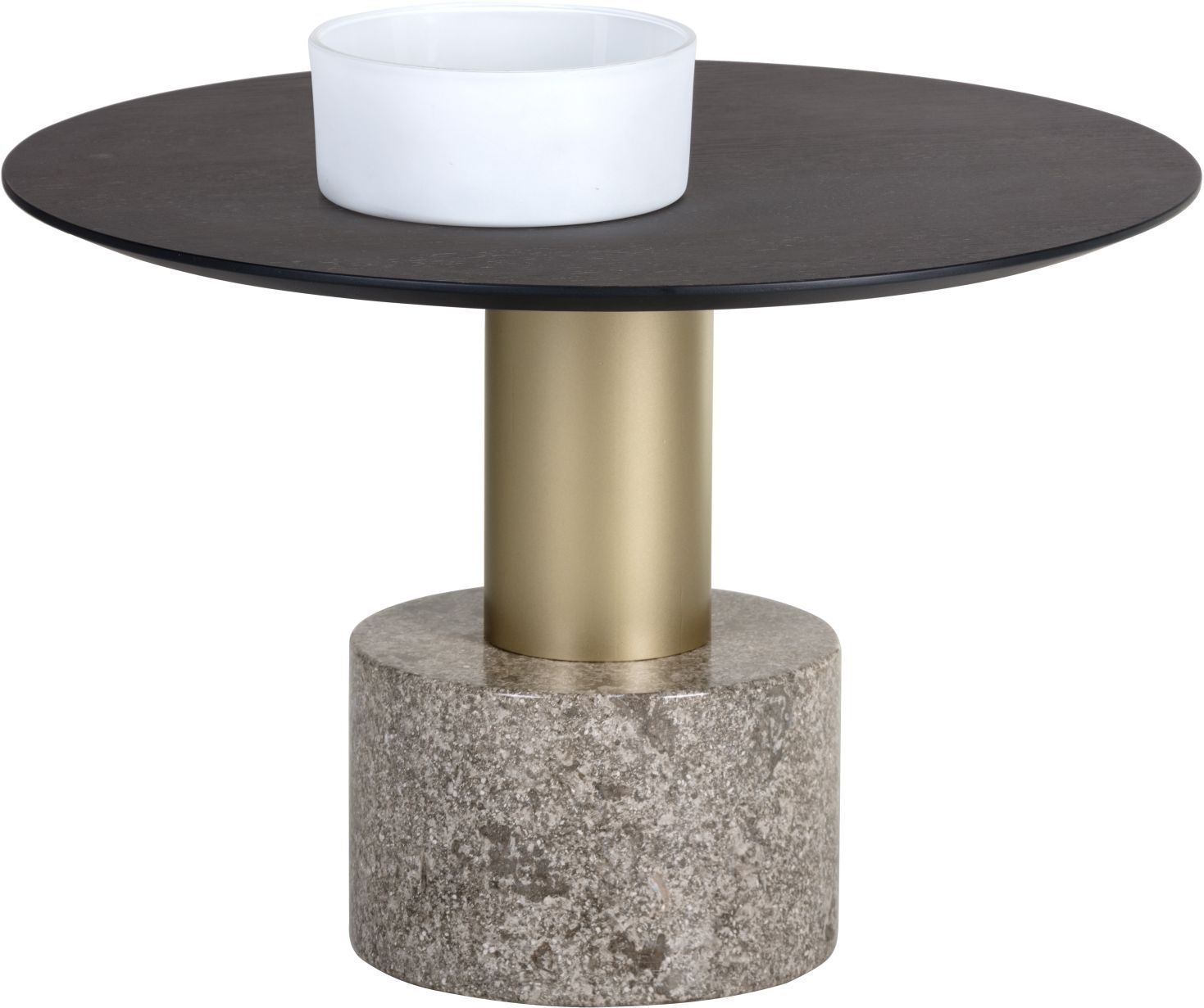 Sunpan Monaco Coffee Table (dark Grey Marble & Wood With Gold Base) –  104627 | Modern Furniture Canada Pertaining To Monaco Round Coffee Tables (View 14 of 15)