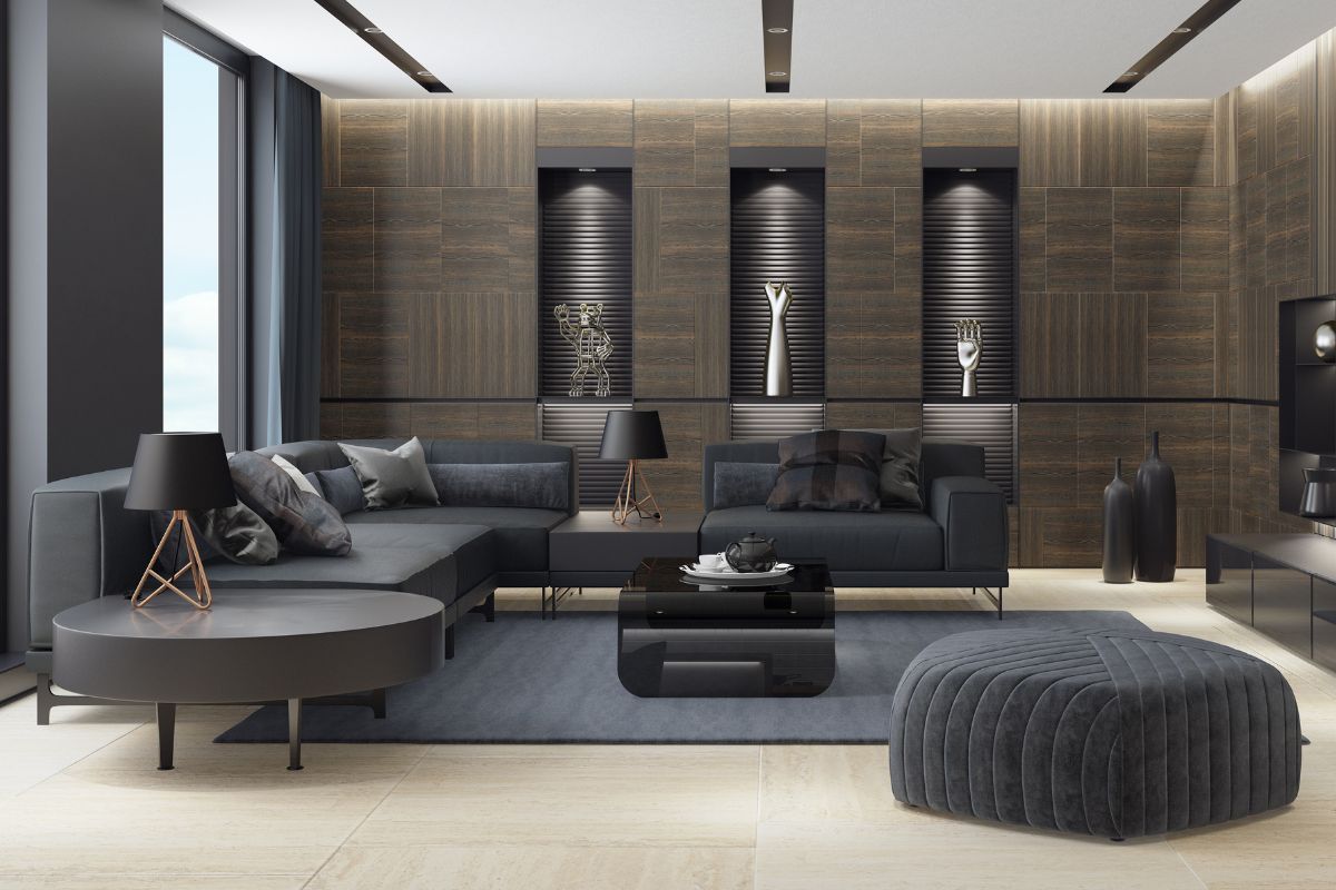 Total Black Furniture: The Best Black Furniture In Modern Style For Sofas In Black (Photo 9 of 15)