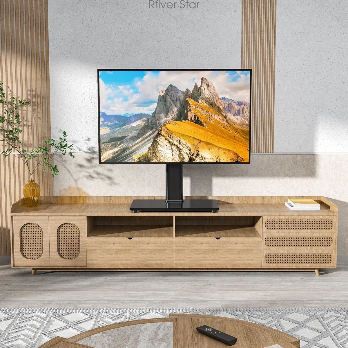 Universal Swivel Tabletop Tv Stand For Flat Screens 23 24 26 32 39 40 43  Inch Tv | Ebay Throughout Universal Tabletop Tv Stands (Photo 2 of 15)