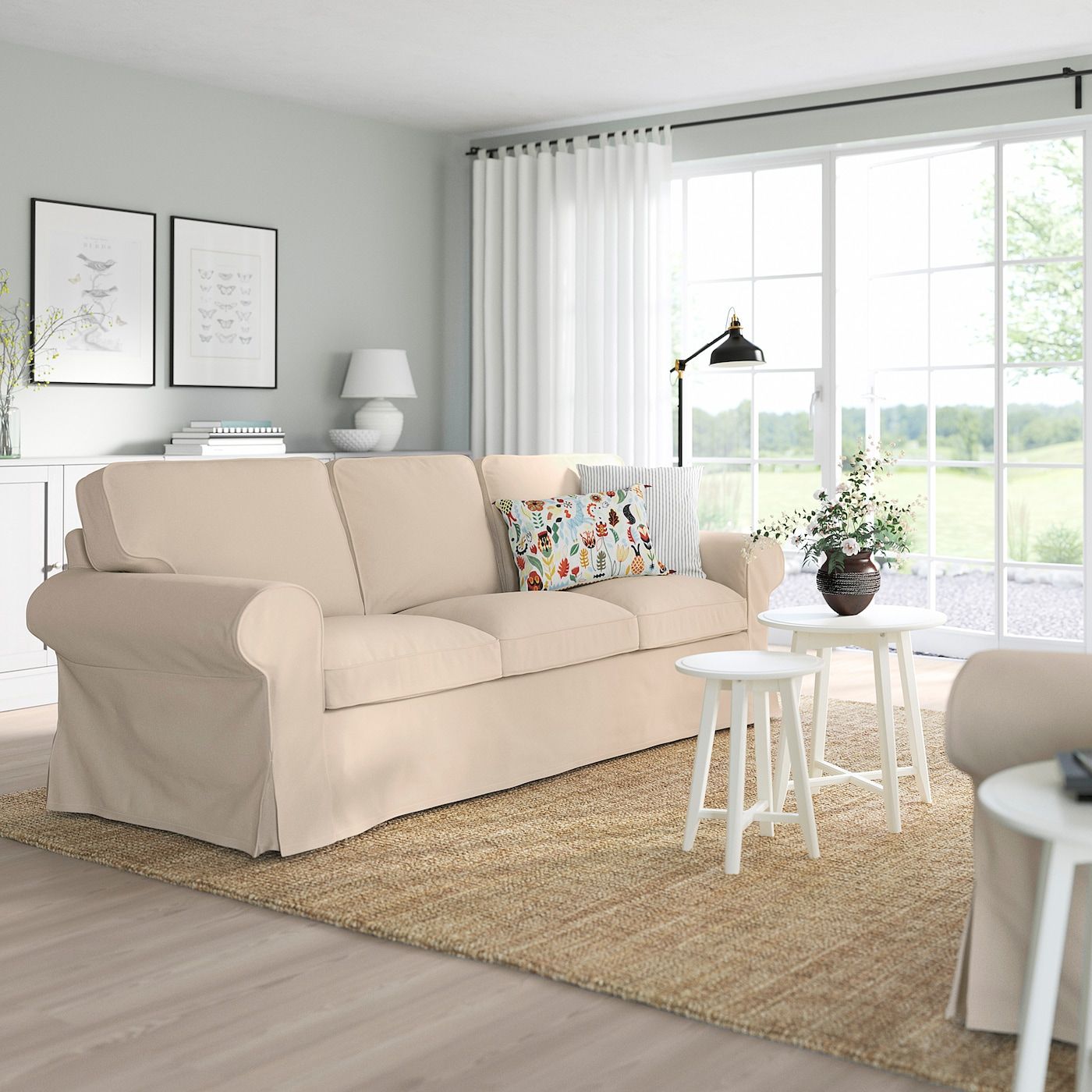 Uppland Sofa, Hallarp Beige – Ikea Pertaining To Sofas In Beige (Photo 1 of 15)