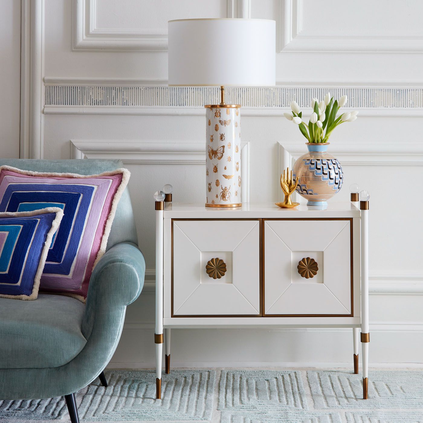 Versailles Puzzles Vase | Jonathan Adler Uk For Versailles Console Cabinets (Photo 9 of 16)