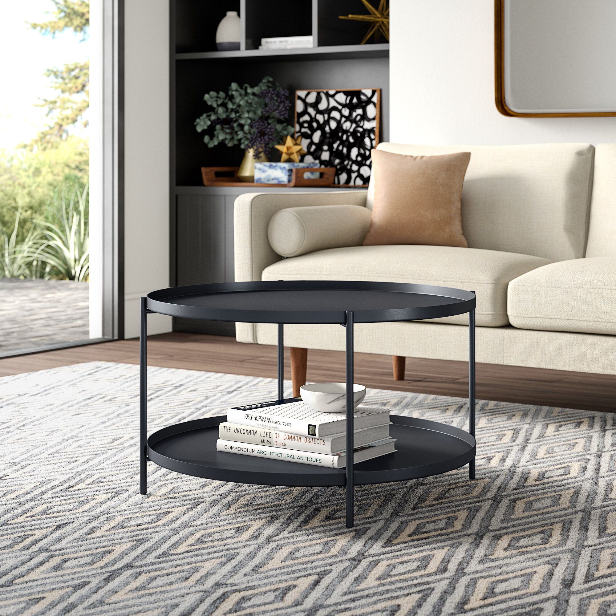 Wade Logan® Atkisson Coffee Table & Reviews | Wayfair With Detachable Tray Coffee Tables (Photo 11 of 15)