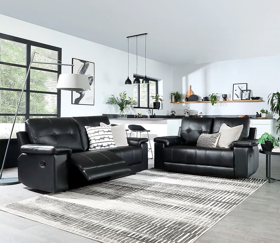 What Colours Go With A Black Sofa? | Inspiration | Furniture And Choice Throughout Sofas In Black (Photo 8 of 15)