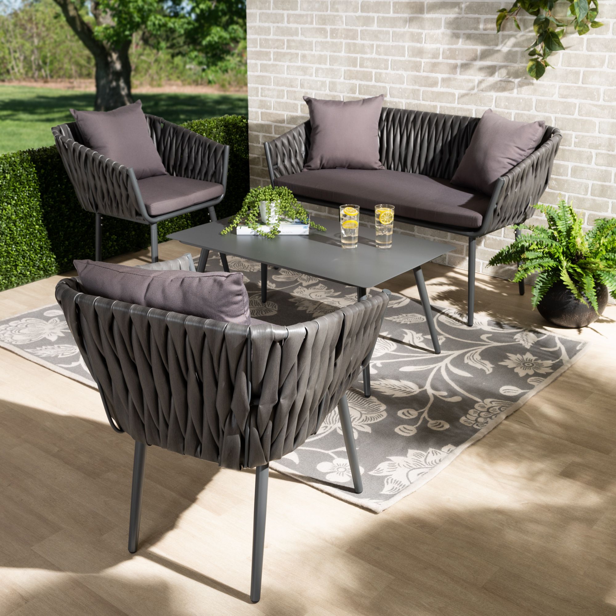 Wow | Modern Design Patio Setsstewart | Enhance Your Living Space Within Modern Outdoor Patio Coffee Tables (Photo 7 of 15)