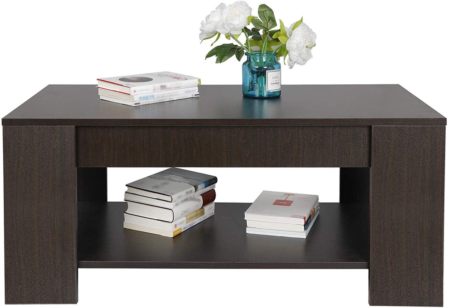 Zenstyle Lift Top Coffee Table Hidden Storage Cabinet Compartment Long Pertaining To Lift Top Coffee Tables With Hidden Storage Compartments (Photo 13 of 15)