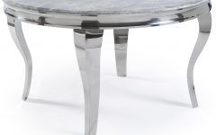 Stainless Steel and Gray Desks