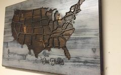 Top 20 of Us Map Wall Art