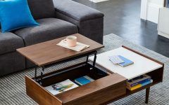 Contemporary Coffee Tables with Shelf