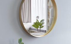 15 Collection of Gold Metal Framed Wall Mirrors