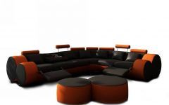 Orange Modern Sofas