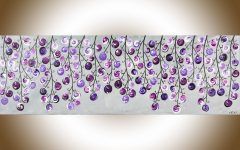 Top 20 of Purple and Grey Wall Art
