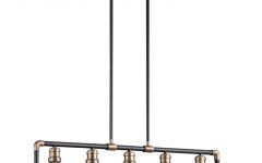 2024 Latest Natural Brass 19-inch Eight-light Chandeliers
