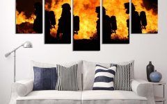  Best 20+ of Firefighter Wall Art
