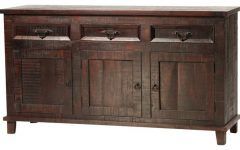 15 Collection of Hargrove 72" Wide 3 Drawer Mango Wood Sideboards