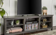 Tv Stands with Table Storage Cabinet in Rustic Gray Wash