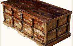 2024 Latest Rustic Chest Coffee Tables