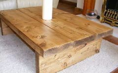 2024 Latest Rustic Wooden Coffee Table