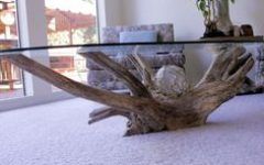 The 10 Best Collection of Driftwood Glass Coffee Table