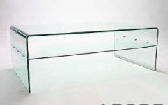 10 Photos Glass Coffee Tables with Shelf