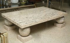 10 Collection of Marble and Glass Coffee Table